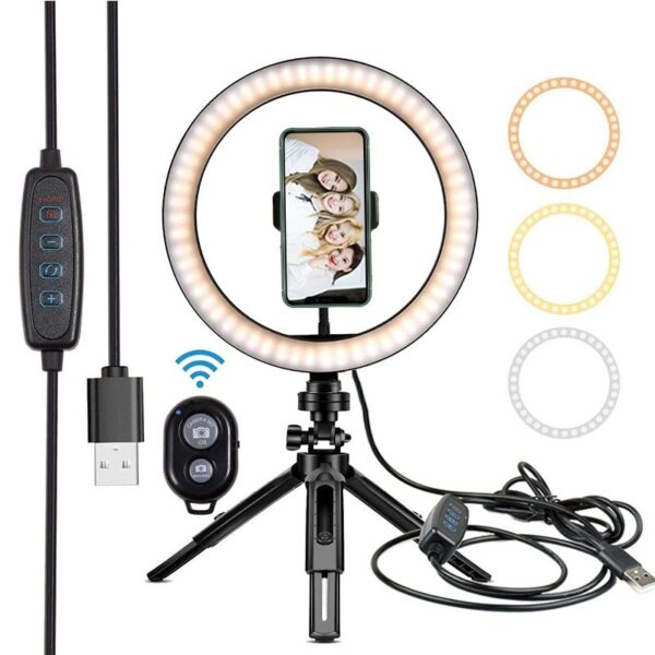 10-Inch Two-Section Telescopic Ring Macro Flash - Professional Lighting