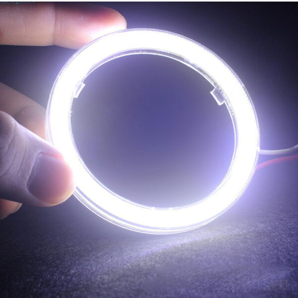 Universal Plastic LED Headlights with Transparent PC Cover