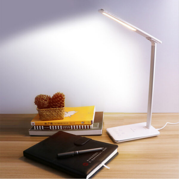 LED Desk Lamp | Wireless Charging, Eye Protection, Touch Control | Foldable Bedside Lamp - Image 7