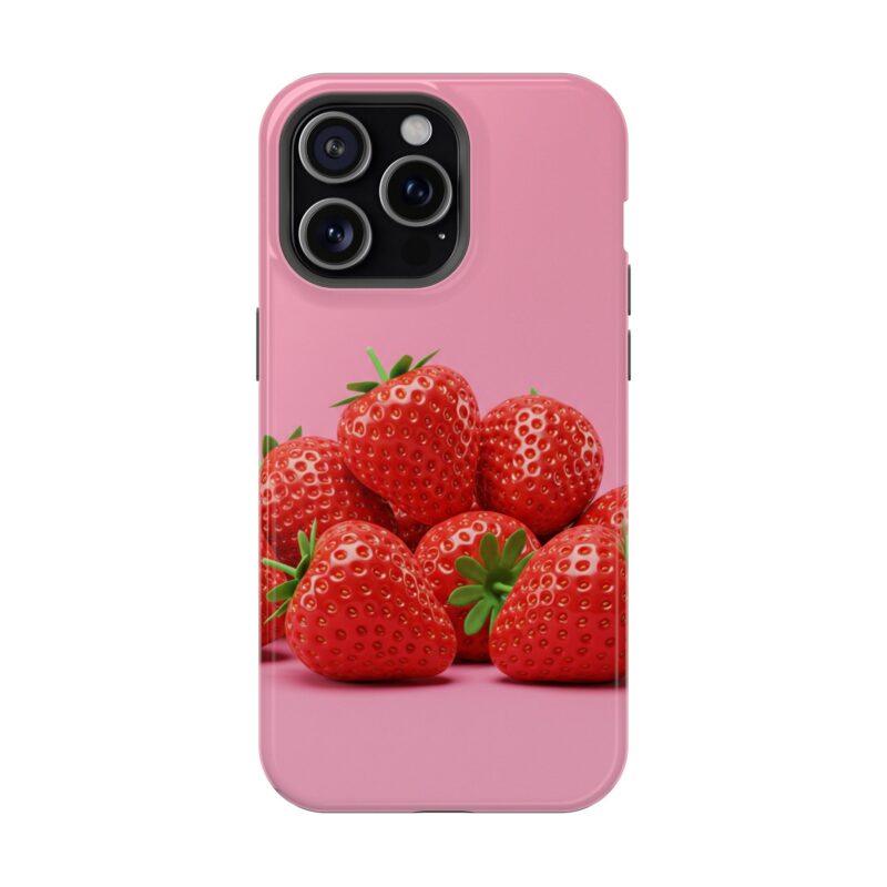 Strawberry Pink Impact-Resistant Phone Case - Cute Summer Vibe - Image 89