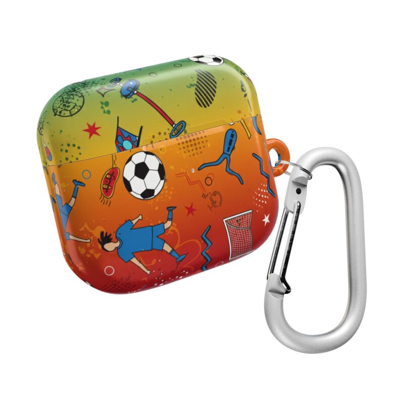 Vibrant Soccer AirPod Case | Sporty Design for Music Lovers, Unique Gift for Kids, Trendy Accessory for Athletes, Perfect for [...] - Image 19
