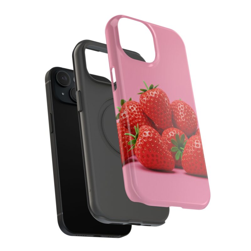 Strawberry Pink Impact-Resistant Phone Case - Cute Summer Vibe - Image 68