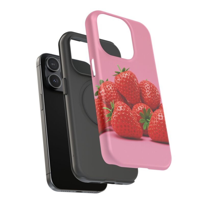 Strawberry Pink Impact-Resistant Phone Case - Cute Summer Vibe - Image 80