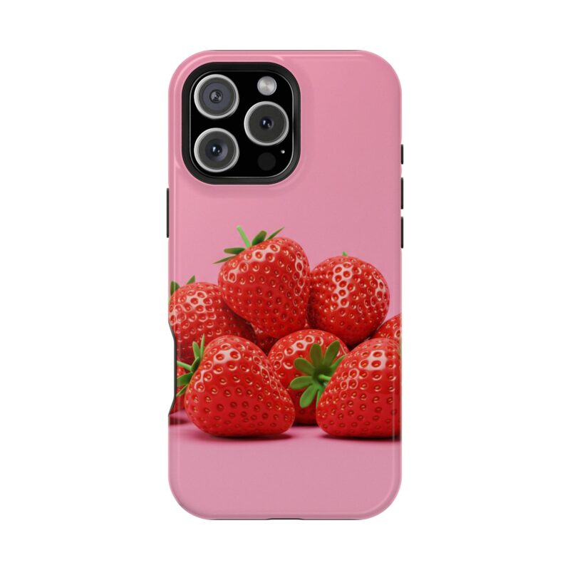 Strawberry Pink Impact-Resistant Phone Case - Cute Summer Vibe - Image 137