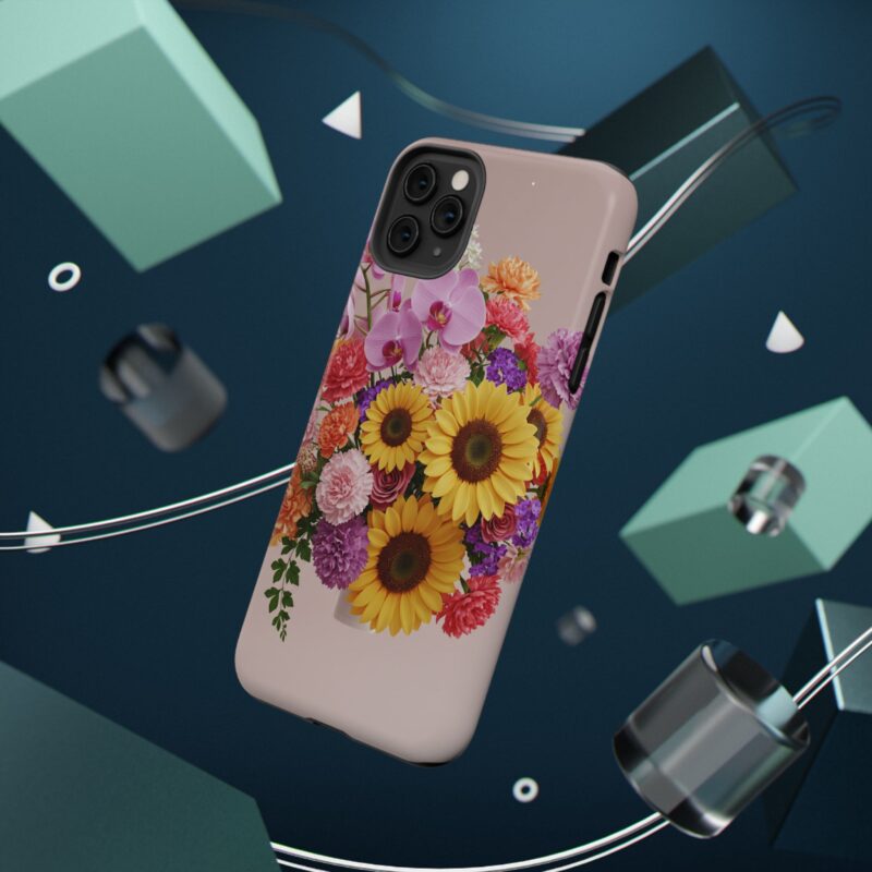 Floral Impact-Resistant Phone Case - Vibrant Sunflowers & Orchids - Image 36