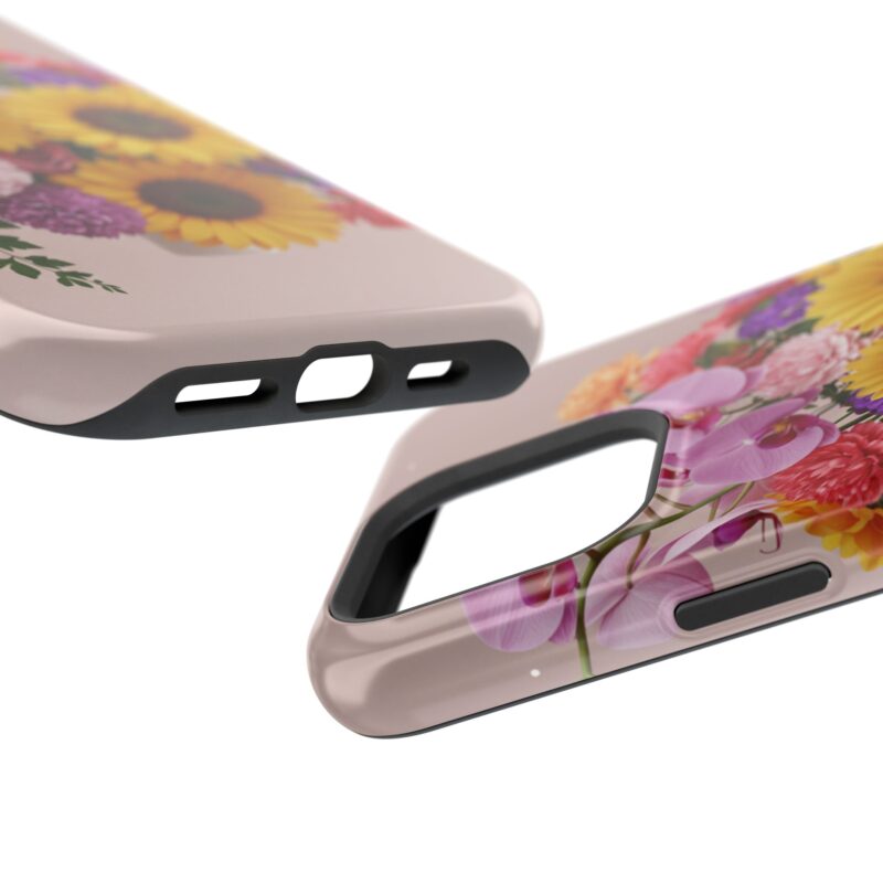 Floral Impact-Resistant Phone Case - Vibrant Sunflowers & Orchids - Image 139