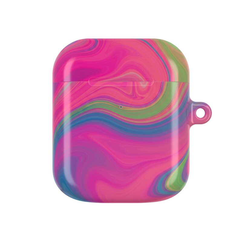 Colorful Abstract AirPod Case - Unique Design for Music Lovers, Perfect Gift for Teens, Women, and Tech Enthusiasts, Stylish and Durable - Image 9