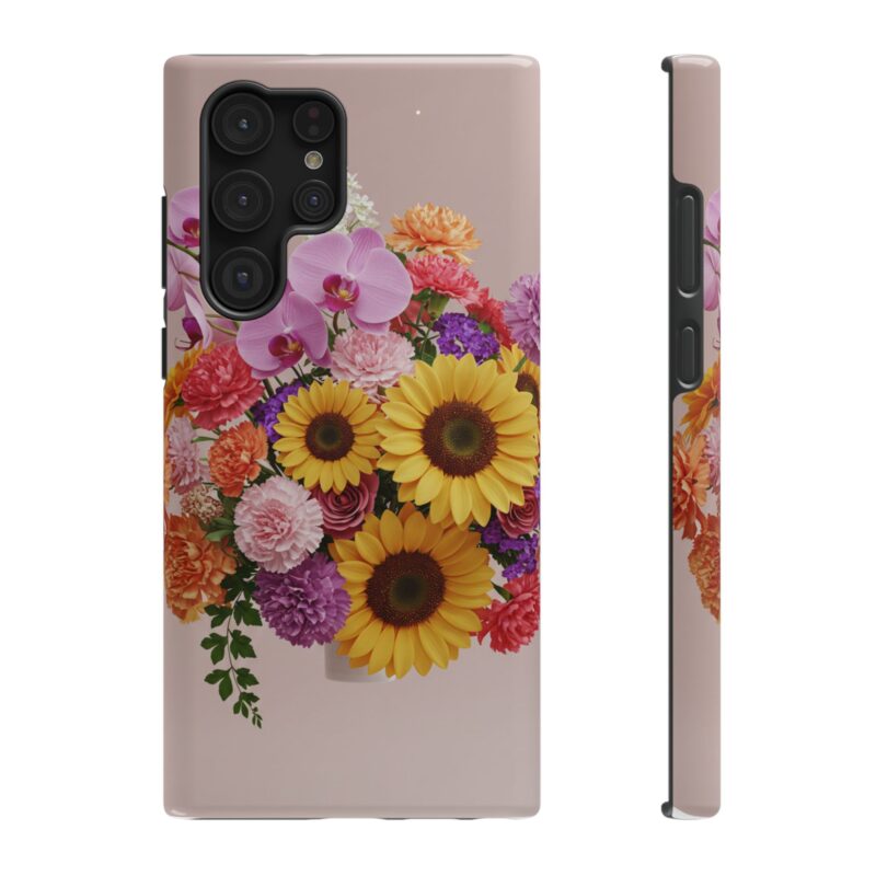 Floral Impact-Resistant Phone Case - Vibrant Sunflowers & Orchids - Image 61