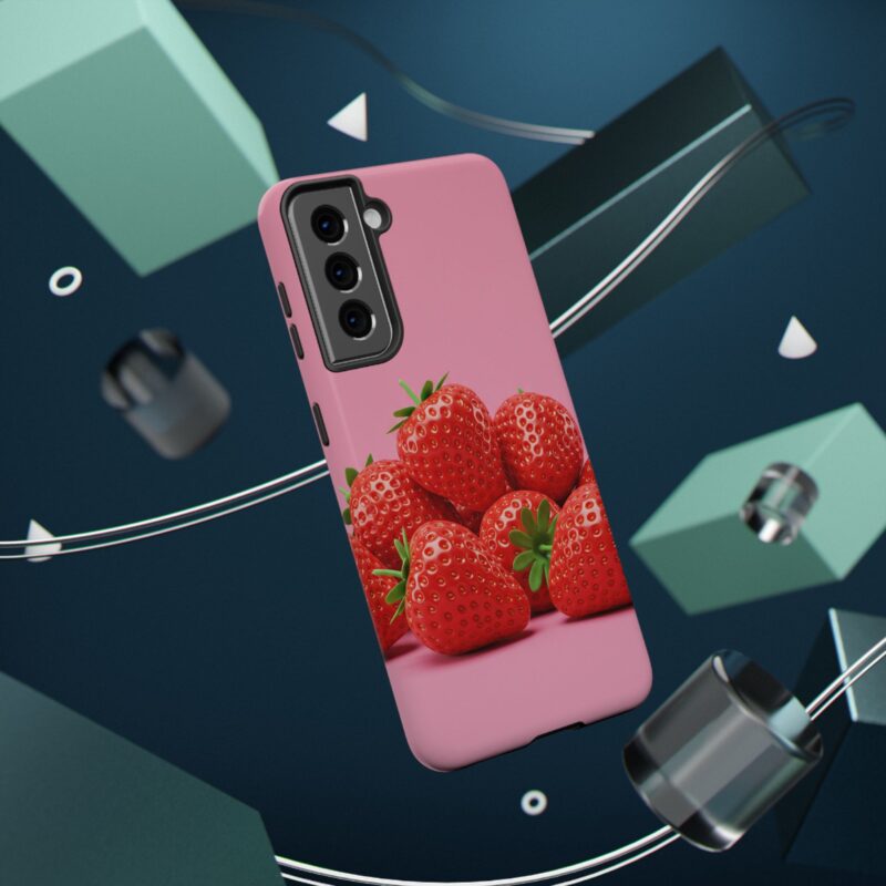 Strawberry Pink Impact-Resistant Phone Case - Cute Summer Vibe - Image 26