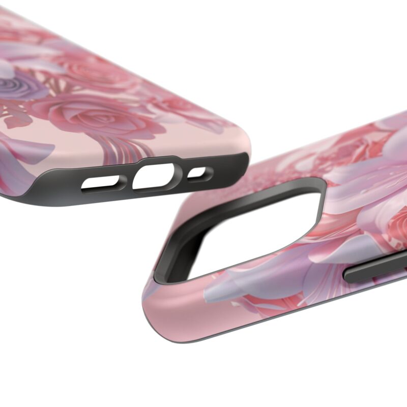 Floral Impact-Resistant Phone Case - Vibrant Pink Flower Design - Image 79