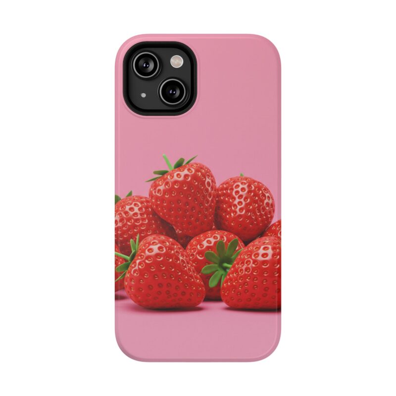 Strawberry Pink Impact-Resistant Phone Case - Cute Summer Vibe - Image 101