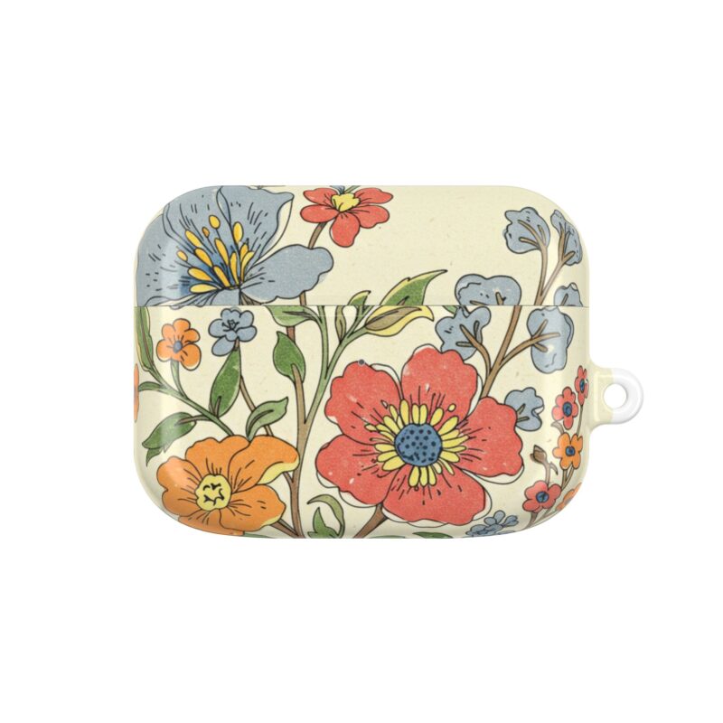 Floral AirPod Case - Vibrant Flower Design for Everyday Style