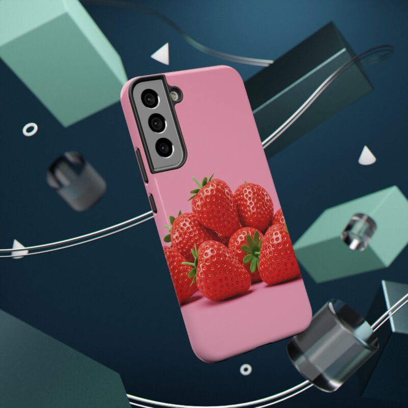 Strawberry Pink Impact-Resistant Phone Case - Cute Summer Vibe - Image 58