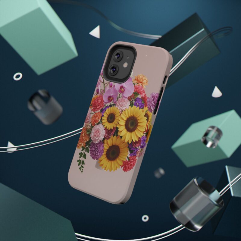Floral Impact-Resistant Phone Case - Vibrant Sunflowers & Orchids - Image 40