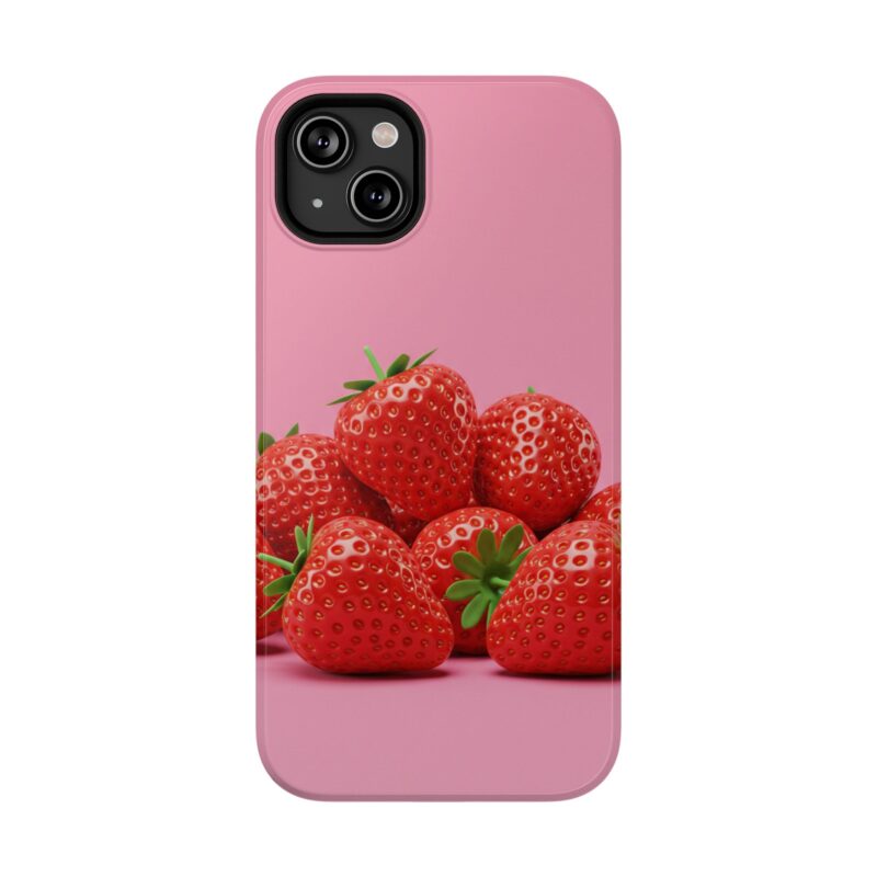 Strawberry Pink Impact-Resistant Phone Case - Cute Summer Vibe - Image 113