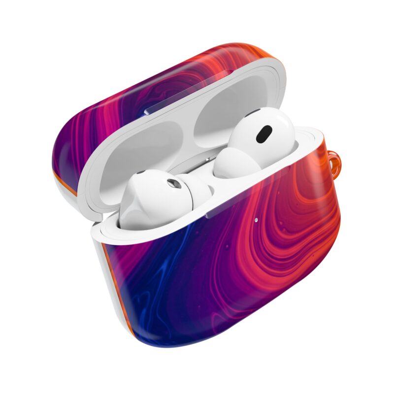 Colorful Swirl AirPod Case - Stylish & Protective Cover for Your Earbuds - Image 4