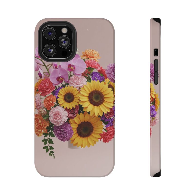 Floral Impact-Resistant Phone Case - Vibrant Sunflowers & Orchids - Image 51