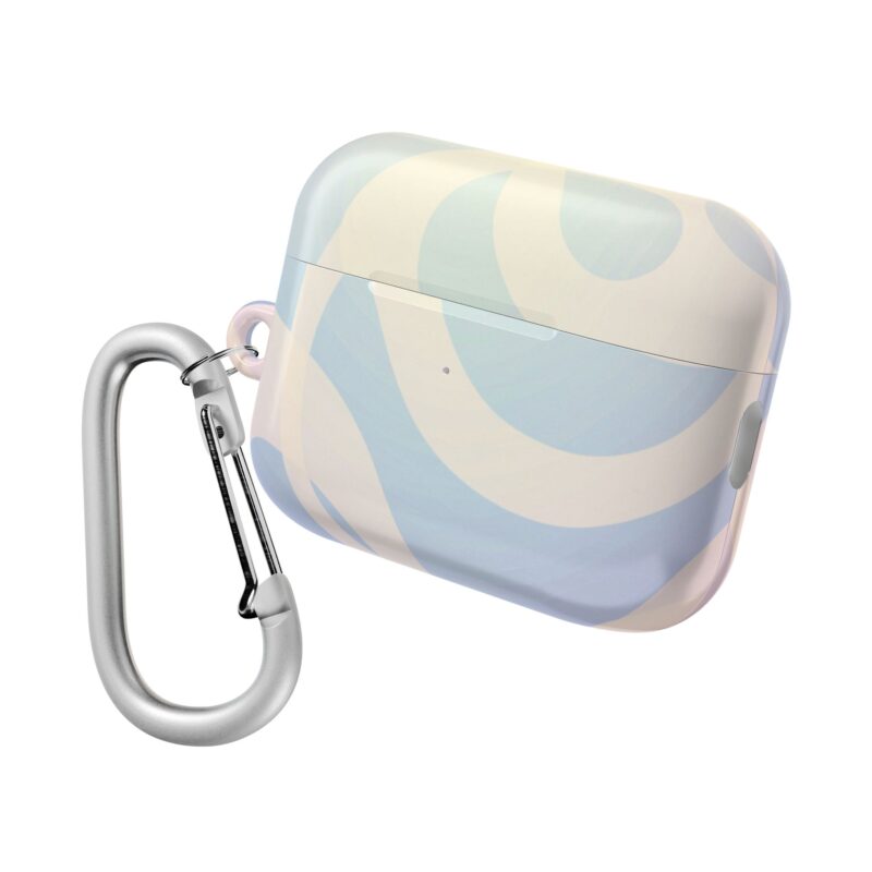 AirPod Case with Wave Design, Blue AirPods Sleeve, Cute Earbud Cover, Gift for Music Lovers, Trendy Accessories - Image 7