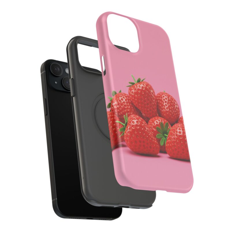 Strawberry Pink Impact-Resistant Phone Case - Cute Summer Vibe - Image 88
