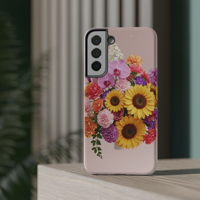 Floral Impact-Resistant Phone Case - Vibrant Sunflowers & Orchids - Image 59