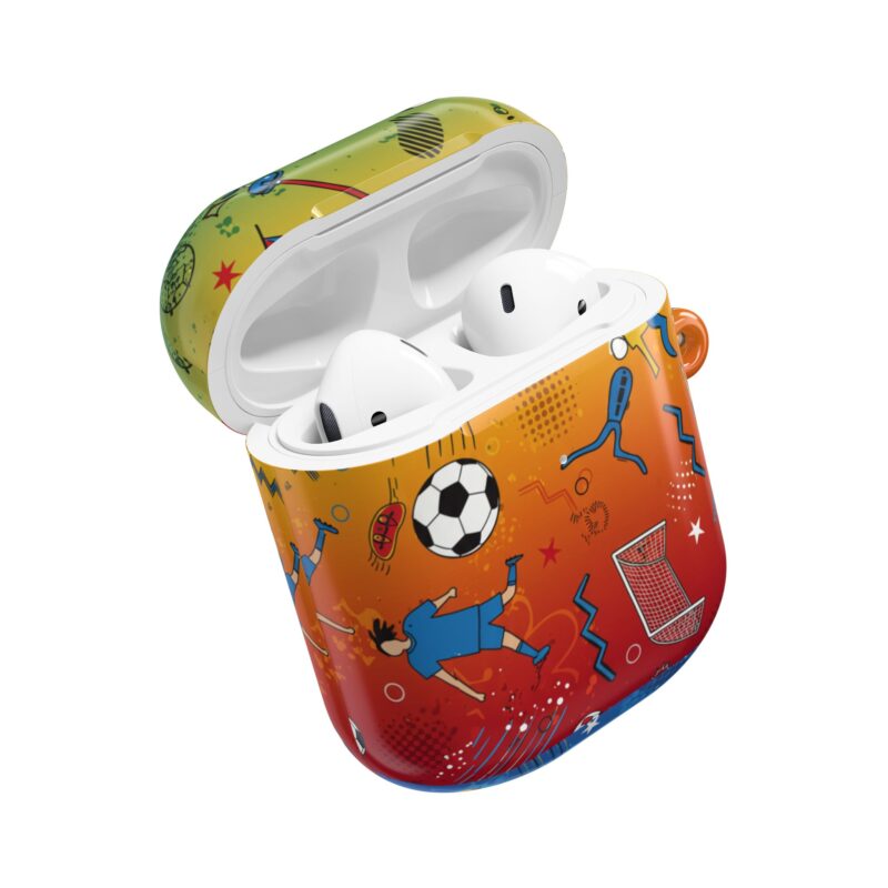 Vibrant Soccer AirPod Case | Sporty Design for Music Lovers, Unique Gift for Kids, Trendy Accessory for Athletes, Perfect for [...] - Image 12