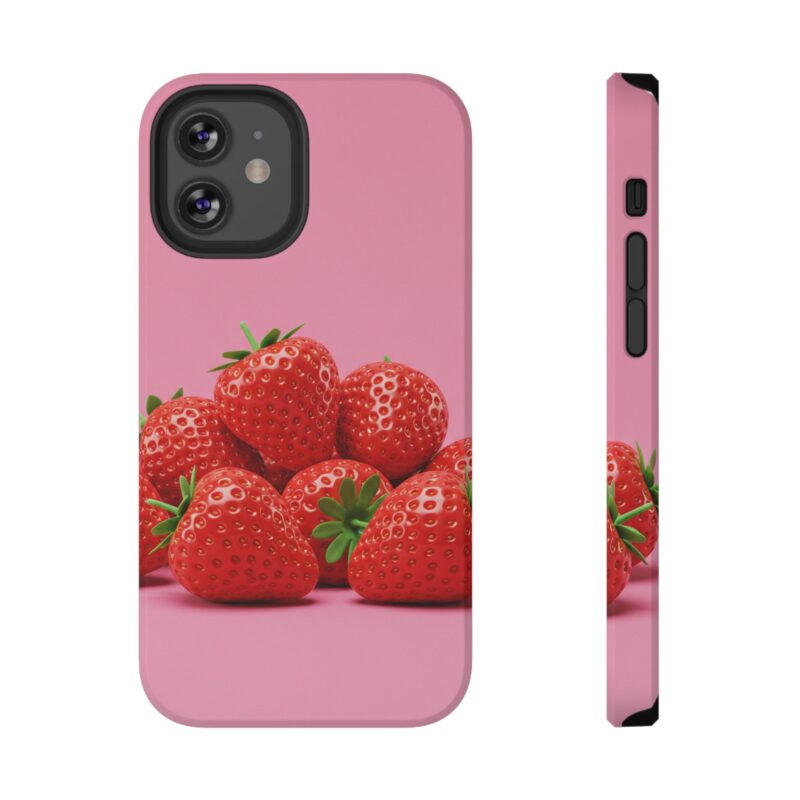 Strawberry Pink Impact-Resistant Phone Case - Cute Summer Vibe - Image 47