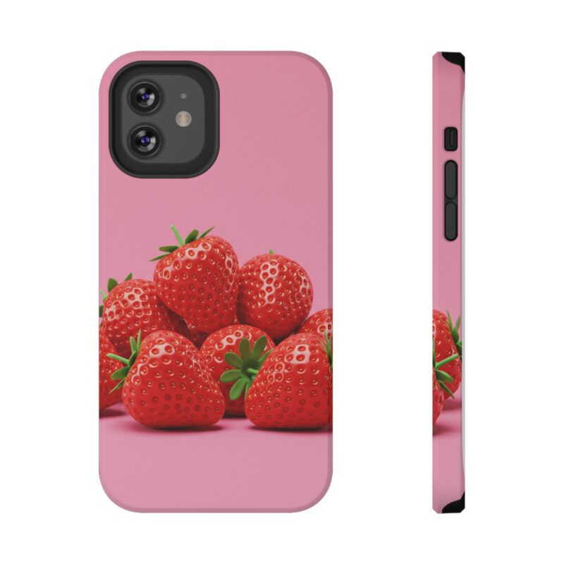 Strawberry Pink Impact-Resistant Phone Case - Cute Summer Vibe - Image 43