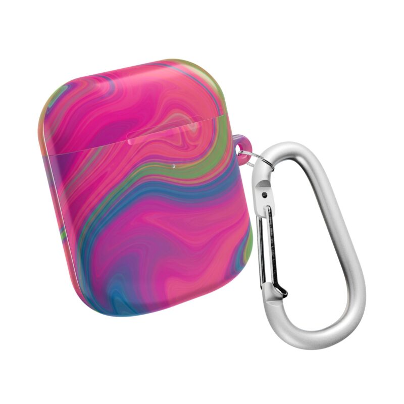 Colorful Abstract AirPod Case - Unique Design for Music Lovers, Perfect Gift for Teens, Women, and Tech Enthusiasts, Stylish and Durable - Image 11
