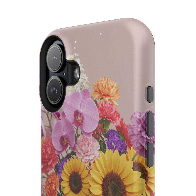 Floral Impact-Resistant Phone Case - Vibrant Sunflowers & Orchids - Image 160