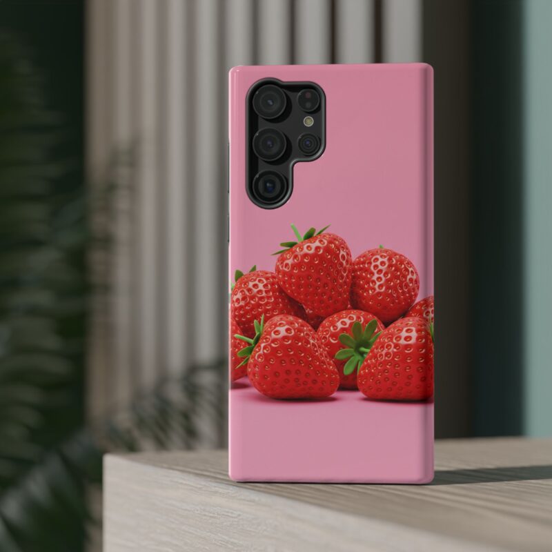 Strawberry Pink Impact-Resistant Phone Case - Cute Summer Vibe - Image 63