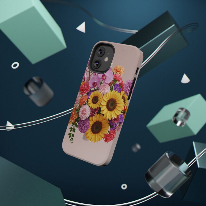 Floral Impact-Resistant Phone Case - Vibrant Sunflowers & Orchids - Image 42