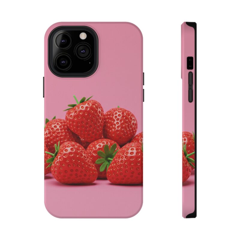 Strawberry Pink Impact-Resistant Phone Case - Cute Summer Vibe - Image 22