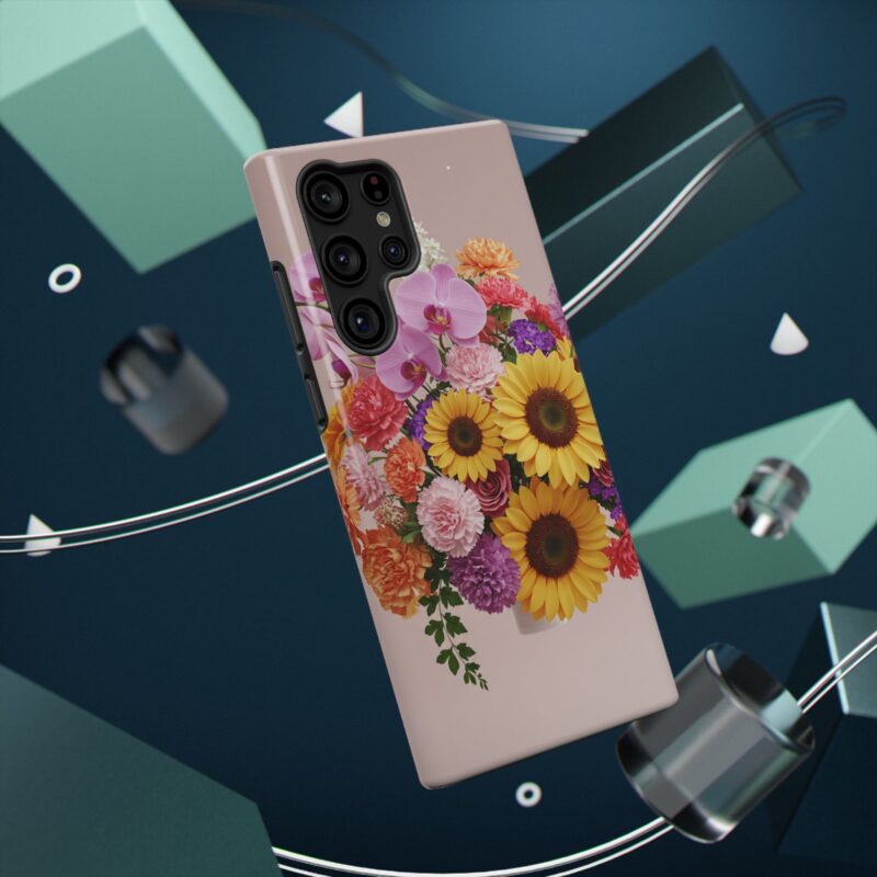 Floral Impact-Resistant Phone Case - Vibrant Sunflowers & Orchids - Image 62