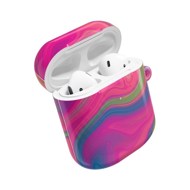 Colorful Abstract AirPod Case - Unique Design for Music Lovers, Perfect Gift for Teens, Women, and Tech Enthusiasts, Stylish and Durable - Image 12