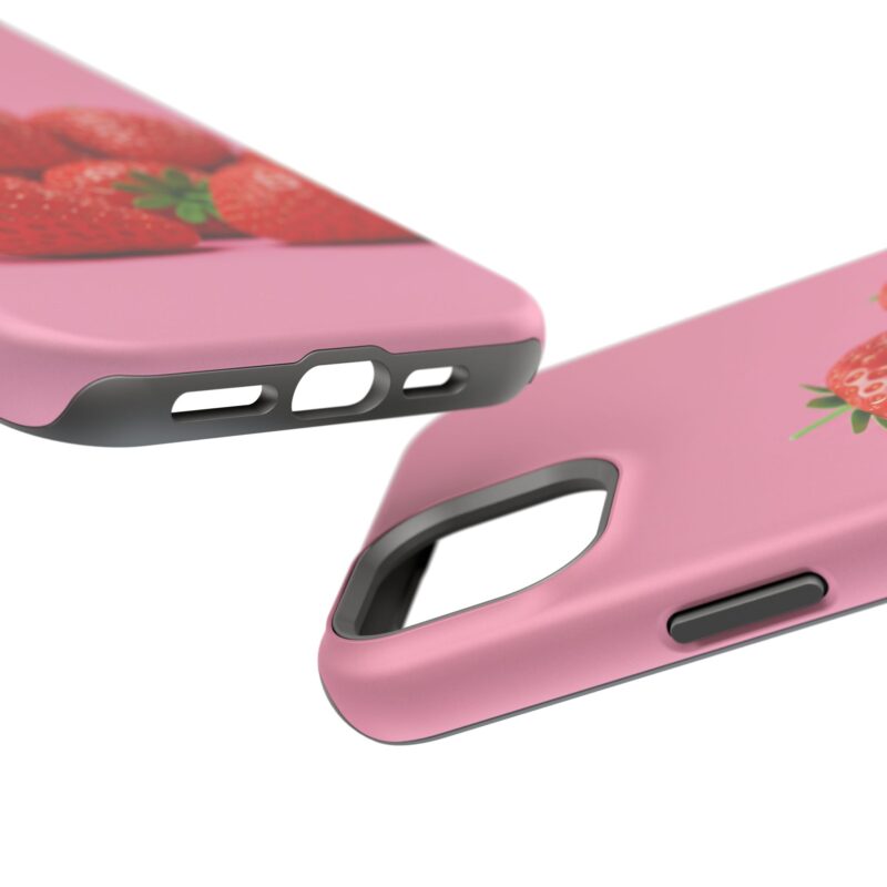 Strawberry Pink Impact-Resistant Phone Case - Cute Summer Vibe - Image 87