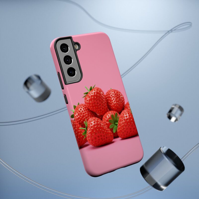 Strawberry Pink Impact-Resistant Phone Case - Cute Summer Vibe - Image 60