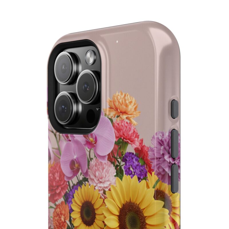 Floral Impact-Resistant Phone Case - Vibrant Sunflowers & Orchids - Image 140