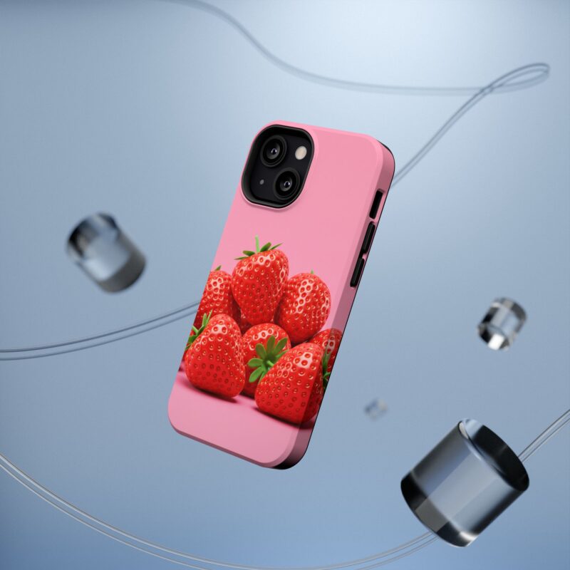 Strawberry Pink Impact-Resistant Phone Case - Cute Summer Vibe - Image 12