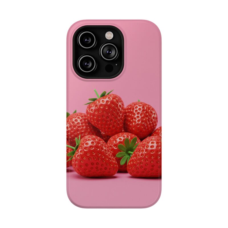 Strawberry Pink Impact-Resistant Phone Case - Cute Summer Vibe - Image 105