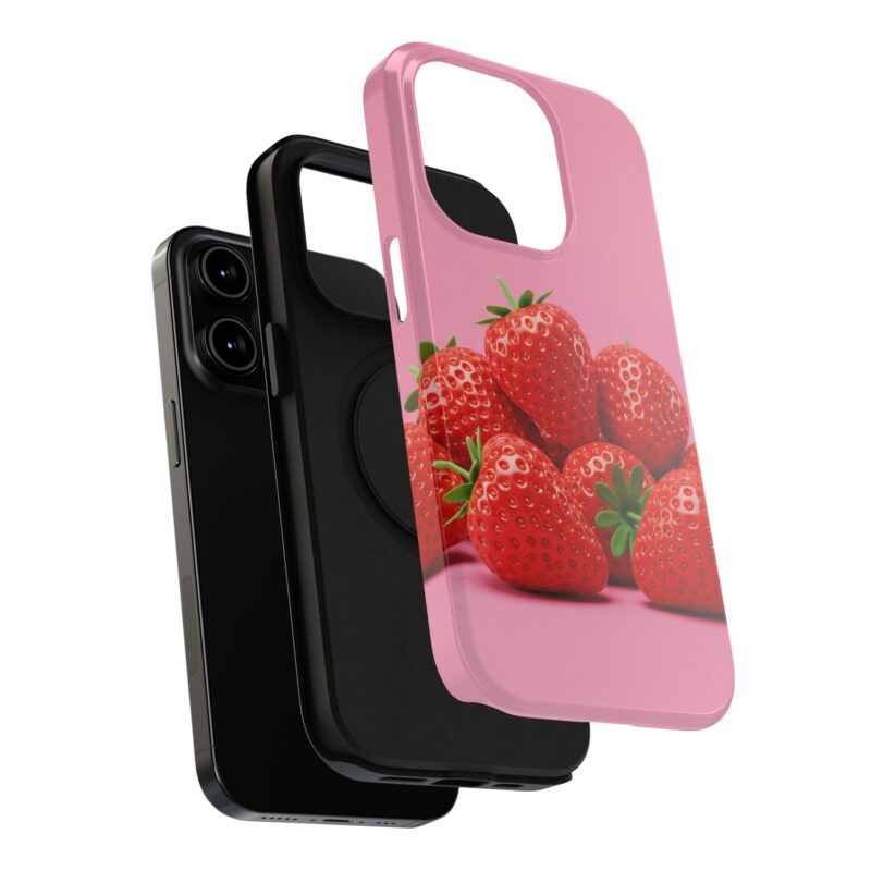 Strawberry Pink Impact-Resistant Phone Case - Cute Summer Vibe - Image 108