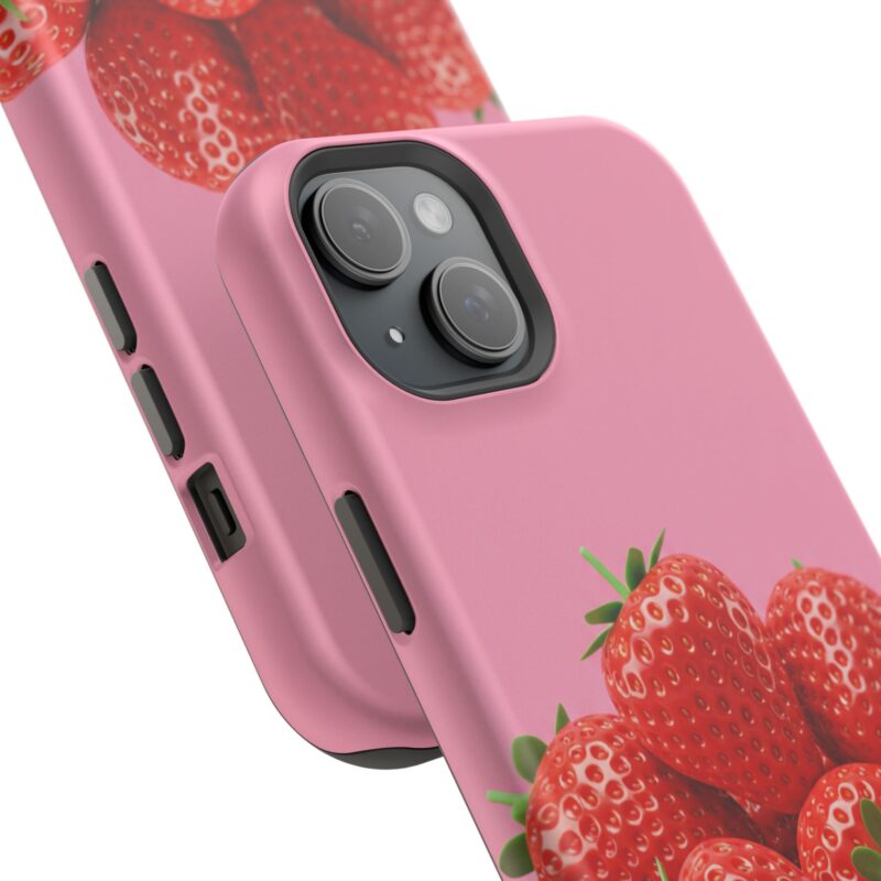 Strawberry Pink Impact-Resistant Phone Case - Cute Summer Vibe - Image 86