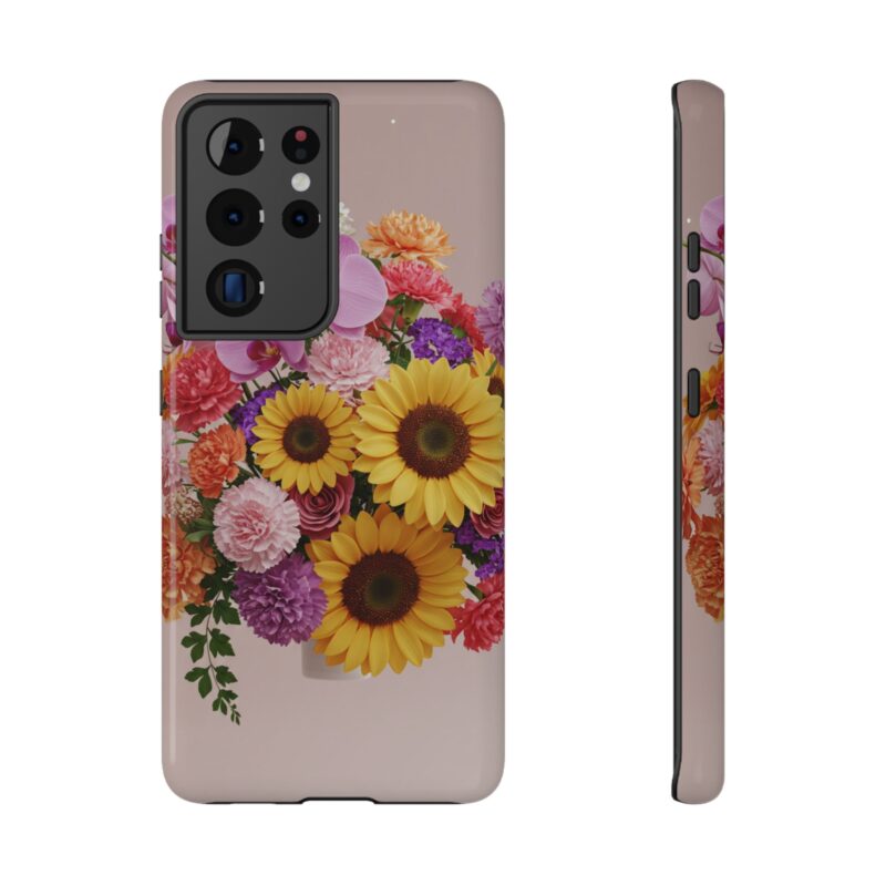 Floral Impact-Resistant Phone Case - Vibrant Sunflowers & Orchids - Image 29