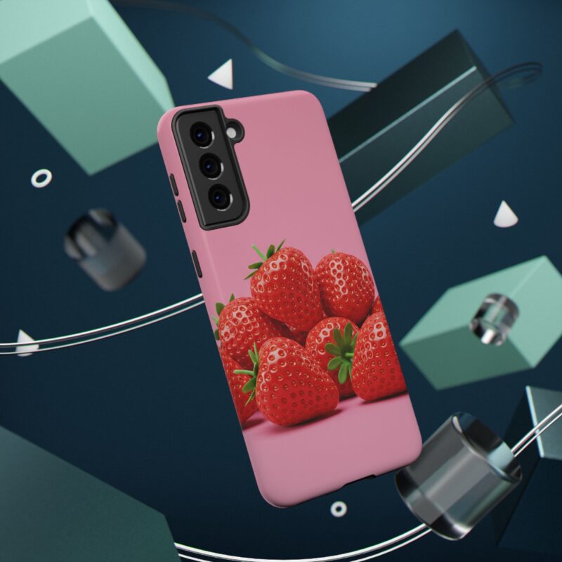 Strawberry Pink Impact-Resistant Phone Case - Cute Summer Vibe - Image 28