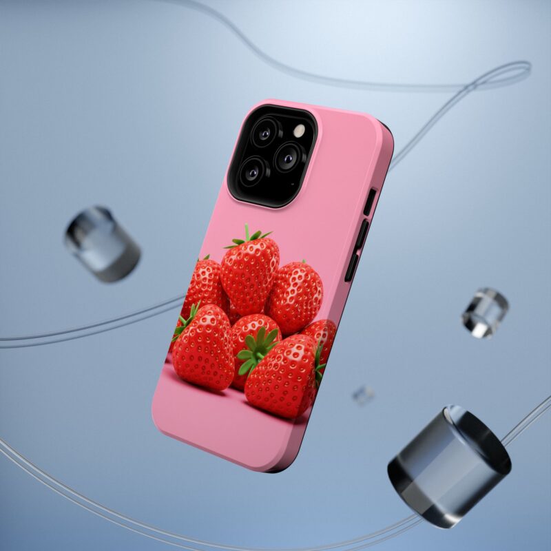 Strawberry Pink Impact-Resistant Phone Case - Cute Summer Vibe - Image 15
