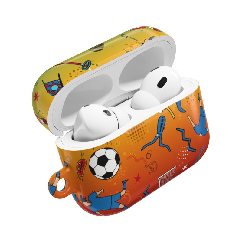 Vibrant Soccer AirPod Case | Sporty Design for Music Lovers, Unique Gift for Kids, Trendy Accessory for Athletes, Perfect for [...] - Image 8