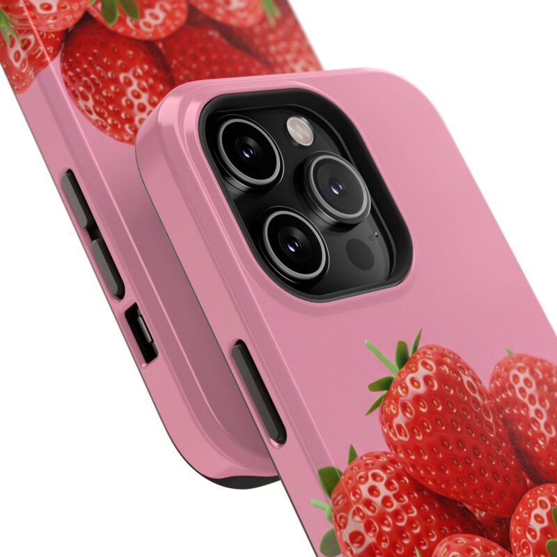 Strawberry Pink Impact-Resistant Phone Case - Cute Summer Vibe - Image 106