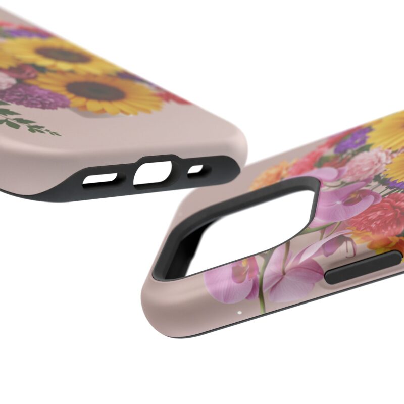 Floral Impact-Resistant Phone Case - Vibrant Sunflowers & Orchids - Image 135