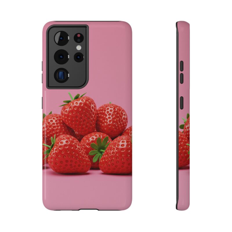 Strawberry Pink Impact-Resistant Phone Case - Cute Summer Vibe - Image 29