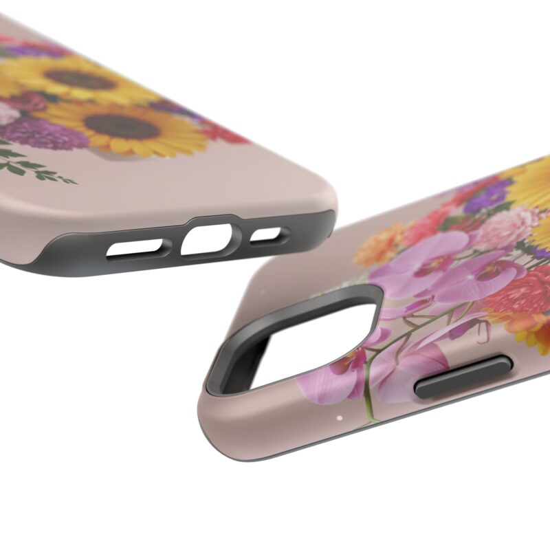 Floral Impact-Resistant Phone Case - Vibrant Sunflowers & Orchids - Image 87