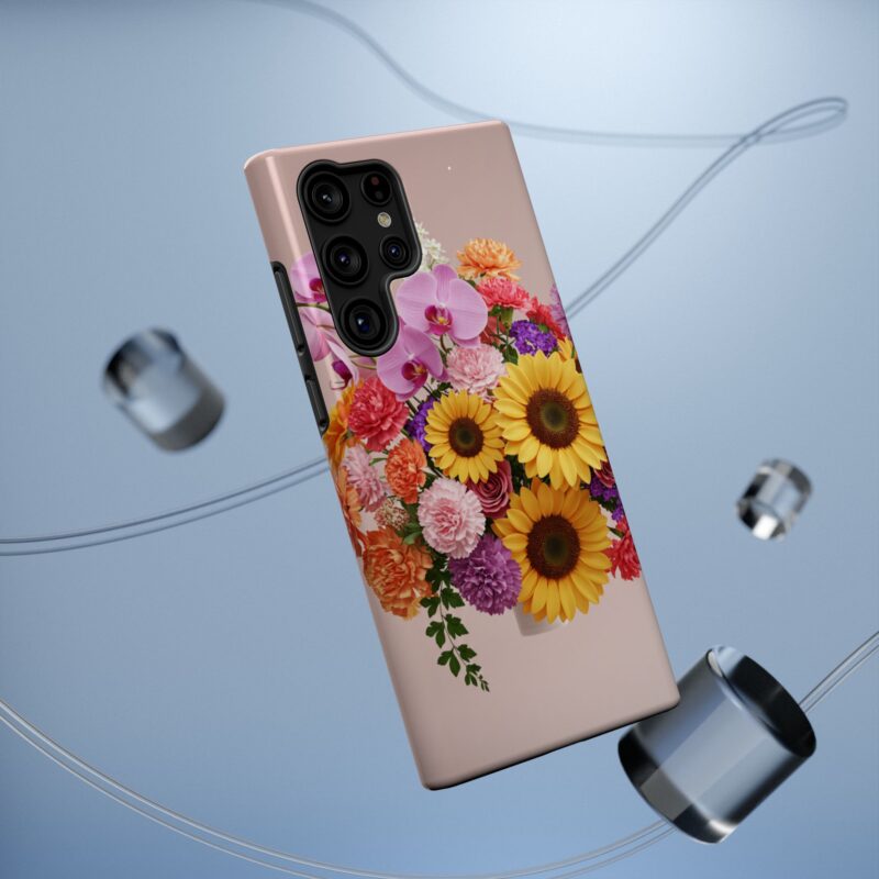 Floral Impact-Resistant Phone Case - Vibrant Sunflowers & Orchids - Image 64